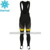 Tenue Maillot M/L + Collant à Bretelles 2017 Direct Energie Hiver Thermal Fleece N001